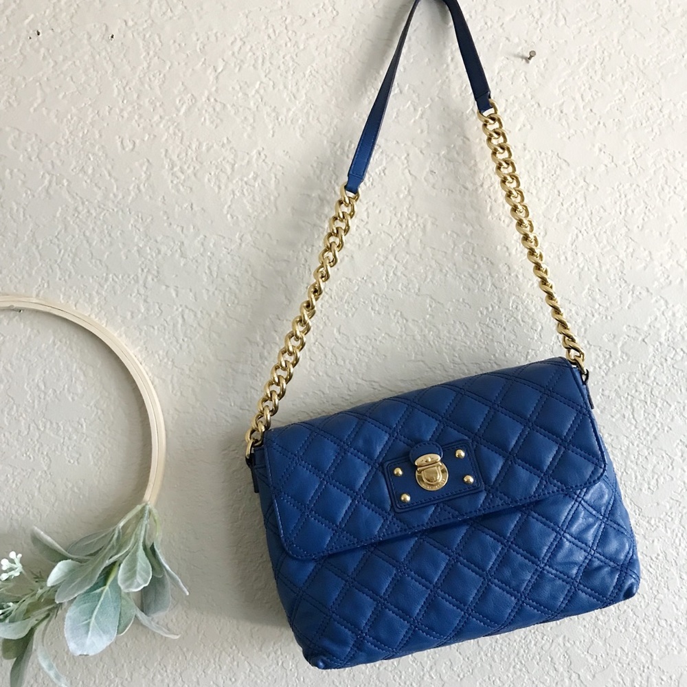 NWT Marc Jacobs Blue Quilted Purse
